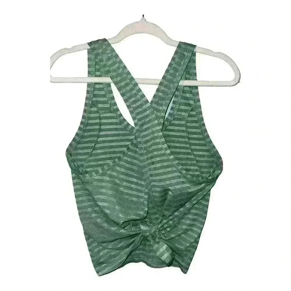 Zyia Active Split Back Green Tank Tank, Medium (Est.) - Picture 8 of 10